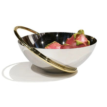 Anna New York Ring Fruit Bowl – Stainless Steel and Brass Bowl