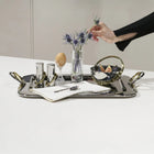 Anna New York Ring Large Tray – Stainless Steel and Brass Tray