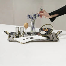 Anna New York Ring Large Tray – Stainless Steel and Brass Tray