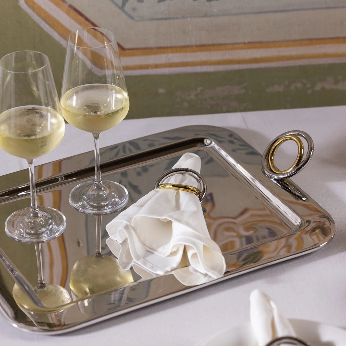 Anna New York Ring Napkin Rings – Stainless Steel and Brass Napkin Rings