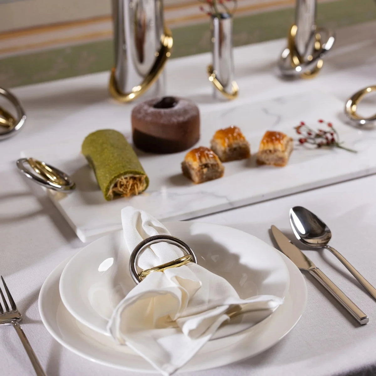 Anna New York Ring Napkin Rings – Brass Napkin Rings