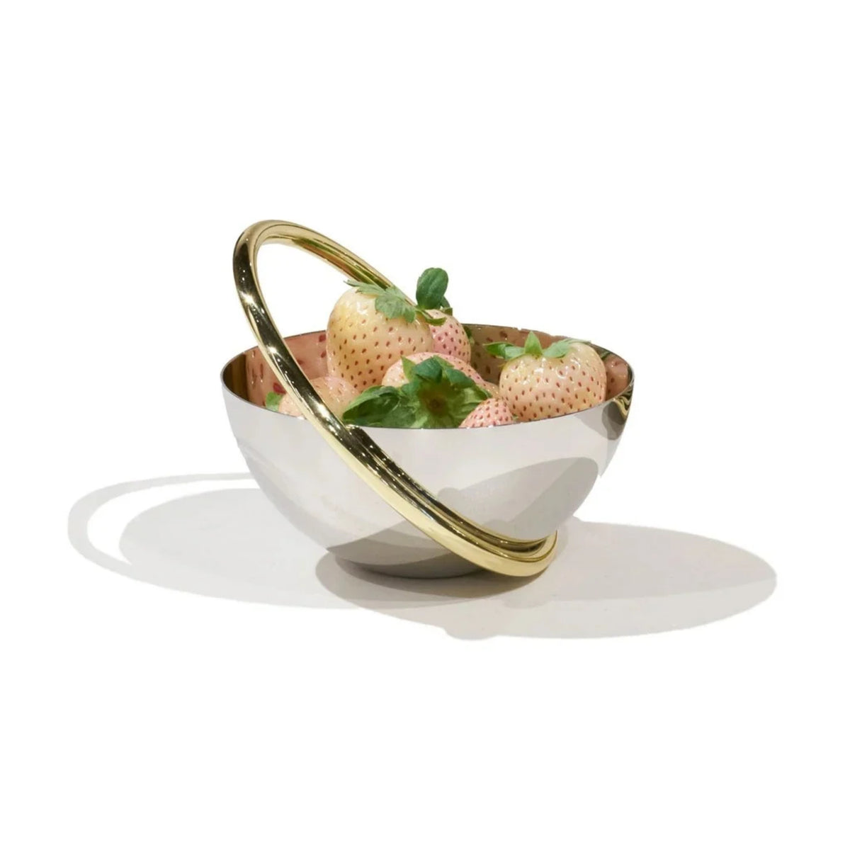 Anna New York Ring Nut Bowl – Stainless Steel and Brass Bowl