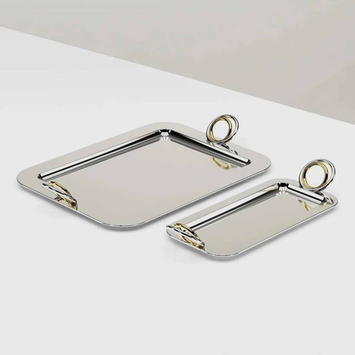 Anna New York Ring Stainless Steel Tray Collection