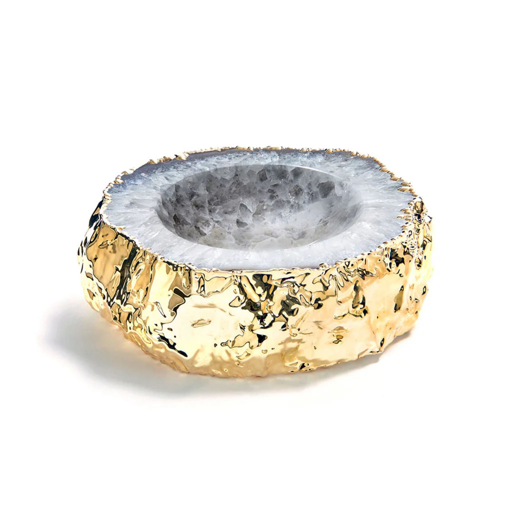 Cascita Bowl - Natural Agate and 24k Gold | DSHOP