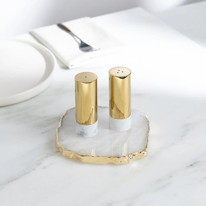 Modern Slat & Pepprer Shakers