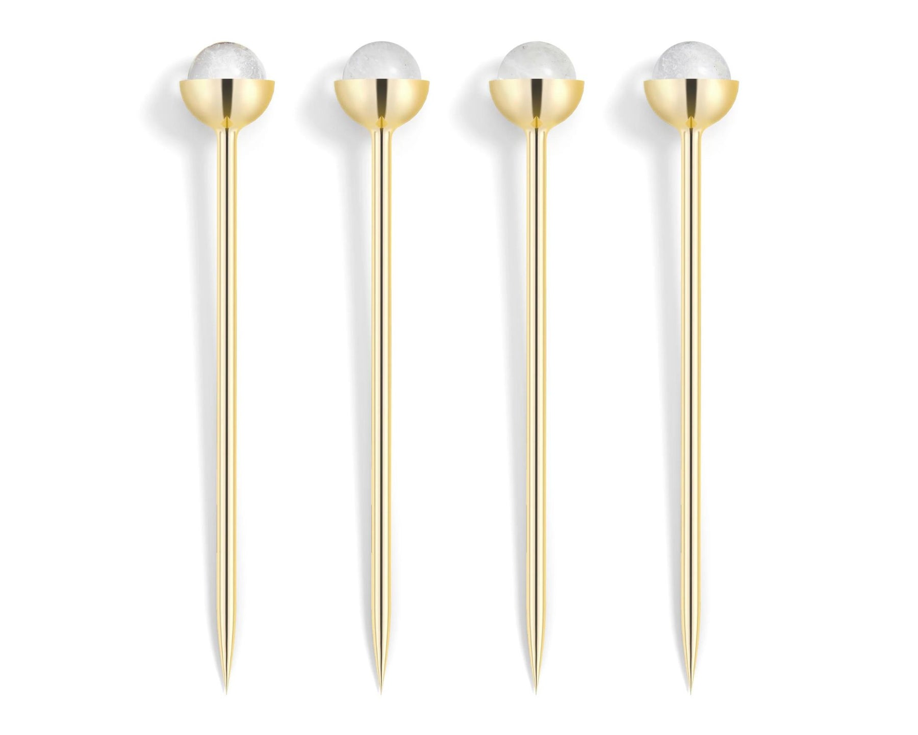 Hospitality Cocktail Picks in Gold & Crystal | DSHOP