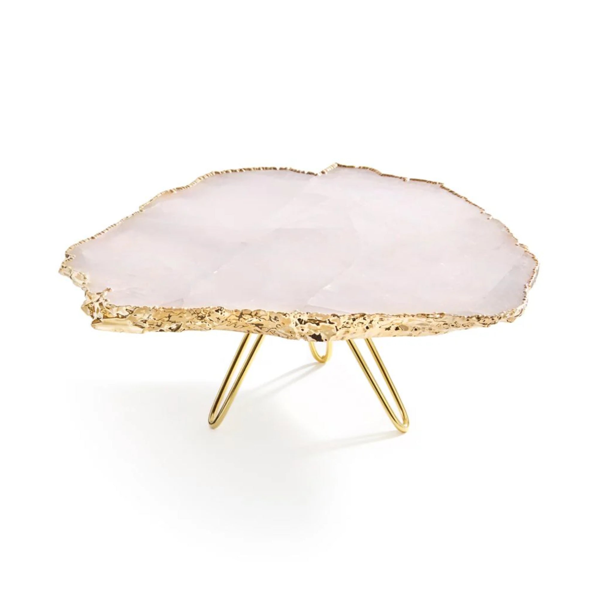Torta Cake Stand - Rose Quartz / Gold