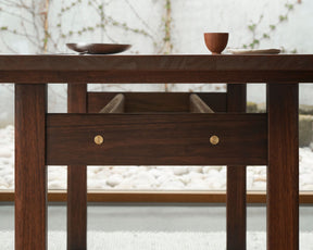 Dark Wood Kitchen Table | DSHOP