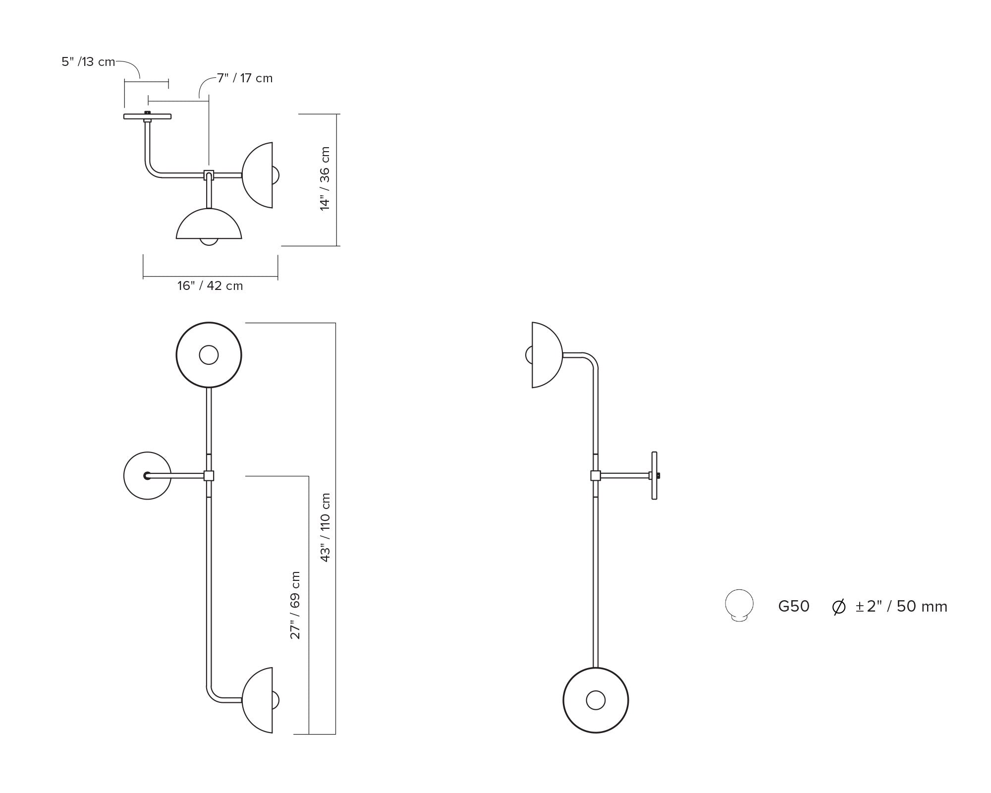 Large Industrial Wall Lamp | DSHOP