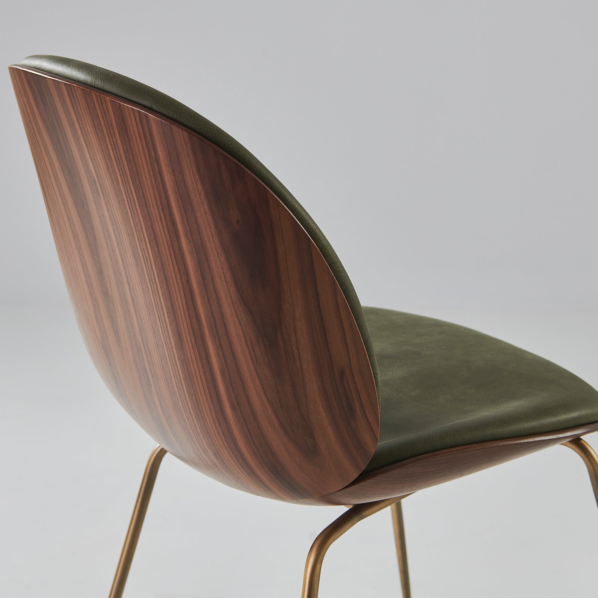 Gubi Beetle Dining Chair 3D Veneer - Walnut by GamFratesi | DSHOP