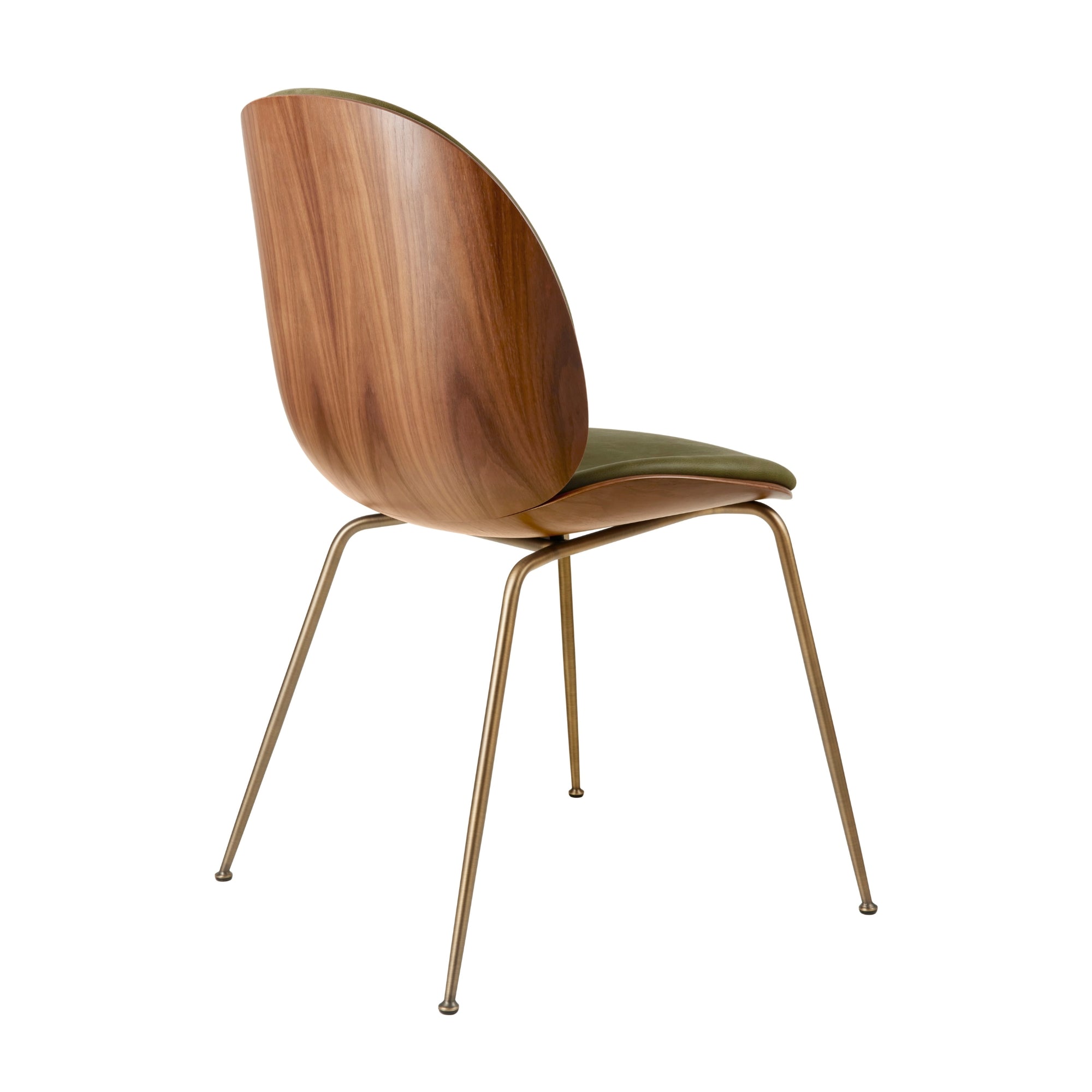 Gubi Beetle Dining Chair 3D Veneer - Walnut by GamFratesi | DSHOP