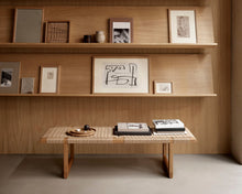 Oak Wood Bench With Paper Chord | DSHOP