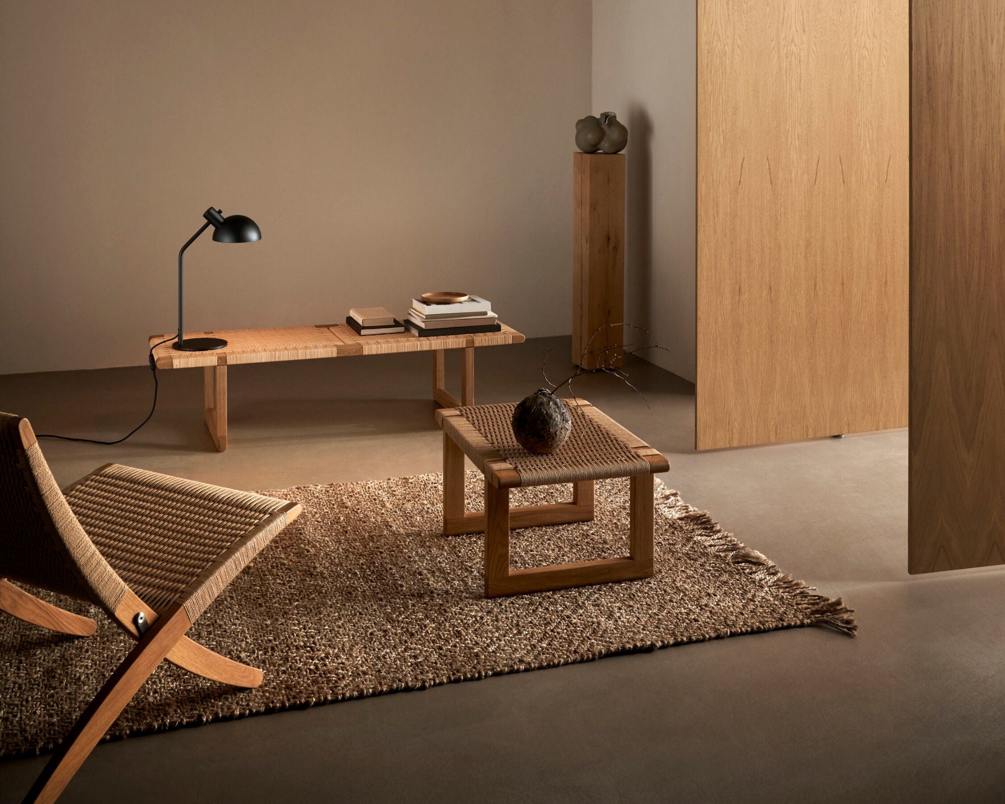 Carl Hansen & Son BM0489S Table Bench by Børge Mogensen | DSHOP