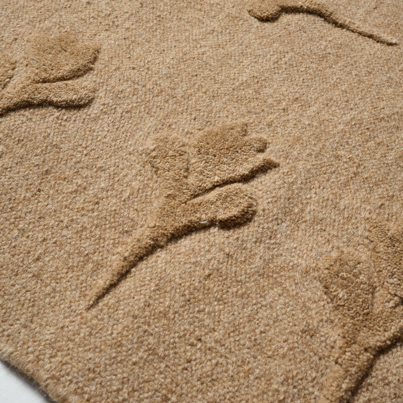 Cappelen Dimyr Handwoven Brown Rug Details