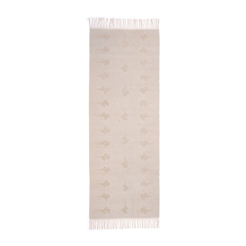 Cappelen Dimyr Colonnade No.14 Rug – Handwoven Wool Rug in Cream White
