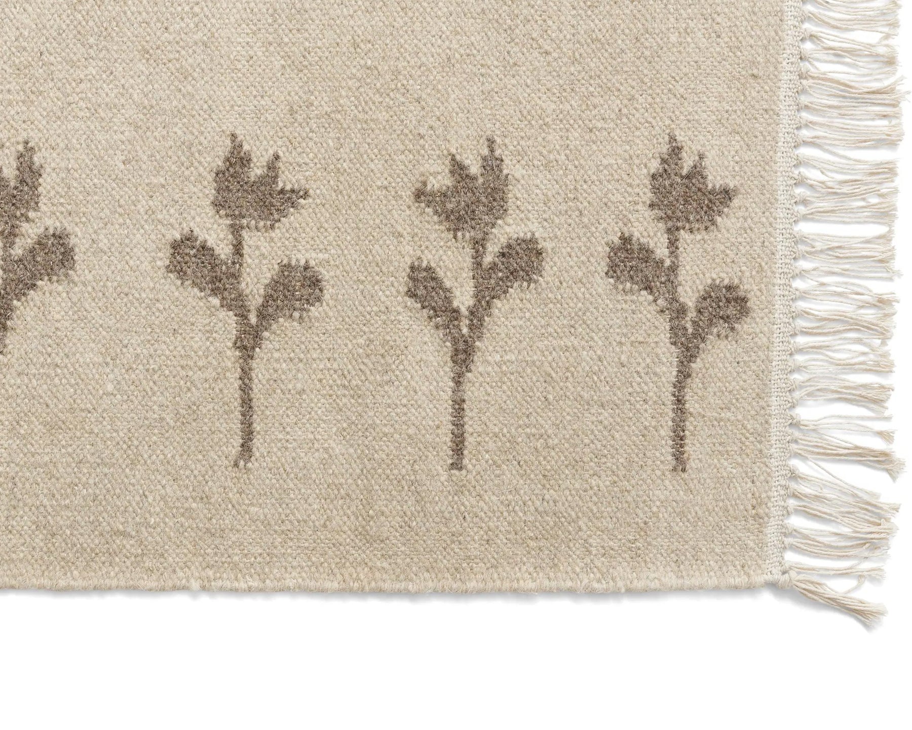 Flat Weve Beige & Tan Rug | DSHOP