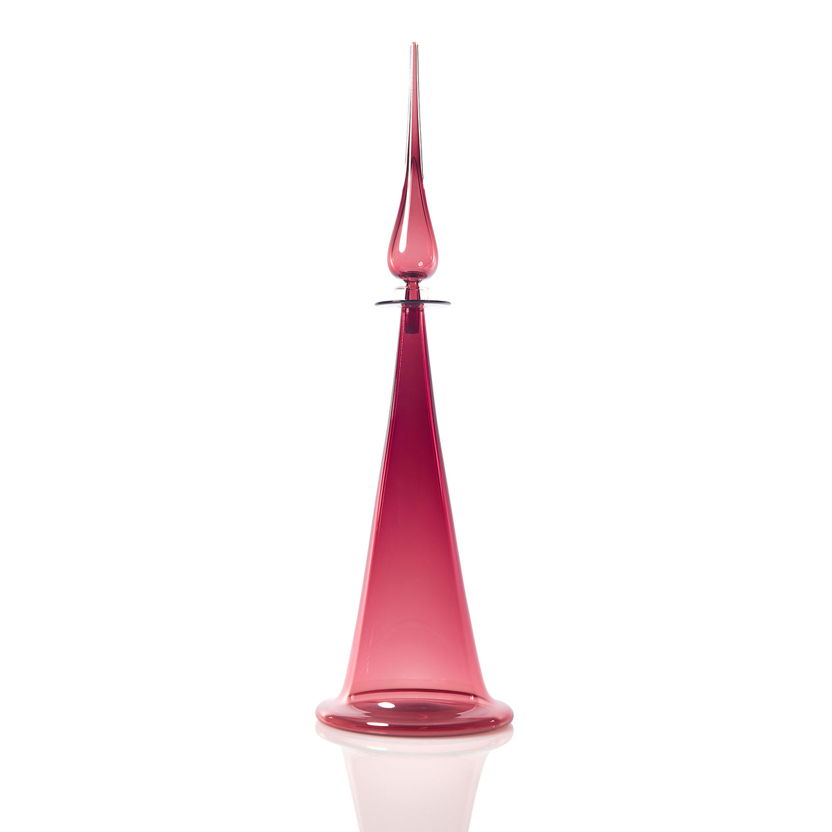 Fluted Cone Large Decanter by Joe Cariati | Modern Glass Art | DSHOP