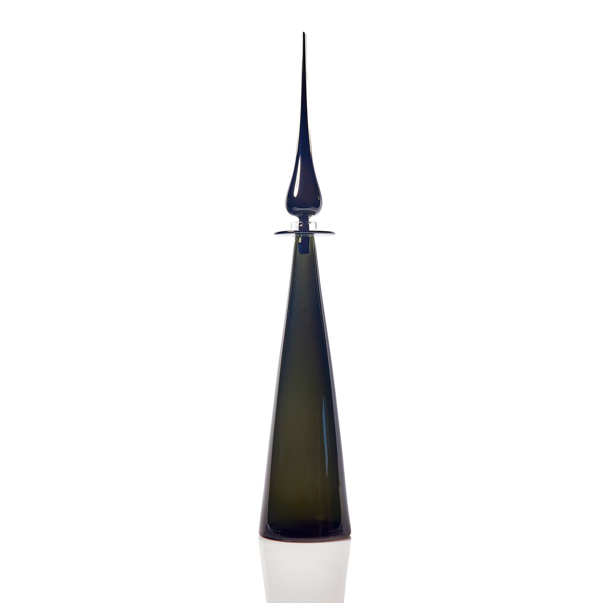 Straight Cone Petite Decanter by Joe Cariati | Glass Art | DSHOP