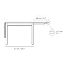 Carl Hansen & Son CH002 Dining Table Dimensions - DSHOP