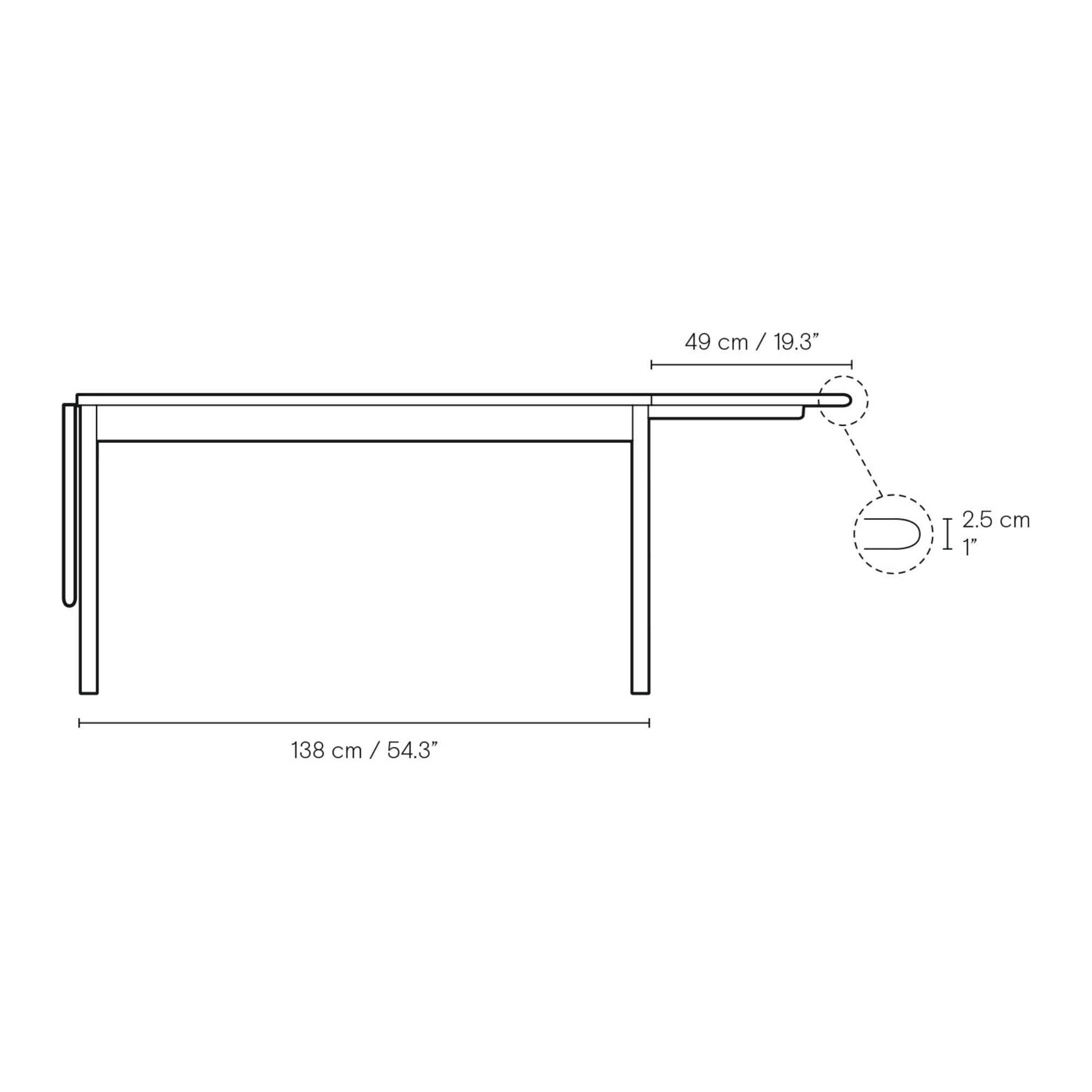 CH006 Table Dimensions 