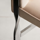 Steel & Leather Office Chair 