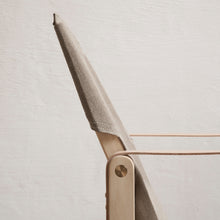 Canvas and Wood Armchair