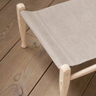 Wood & Canvas Footstool - DSHOP