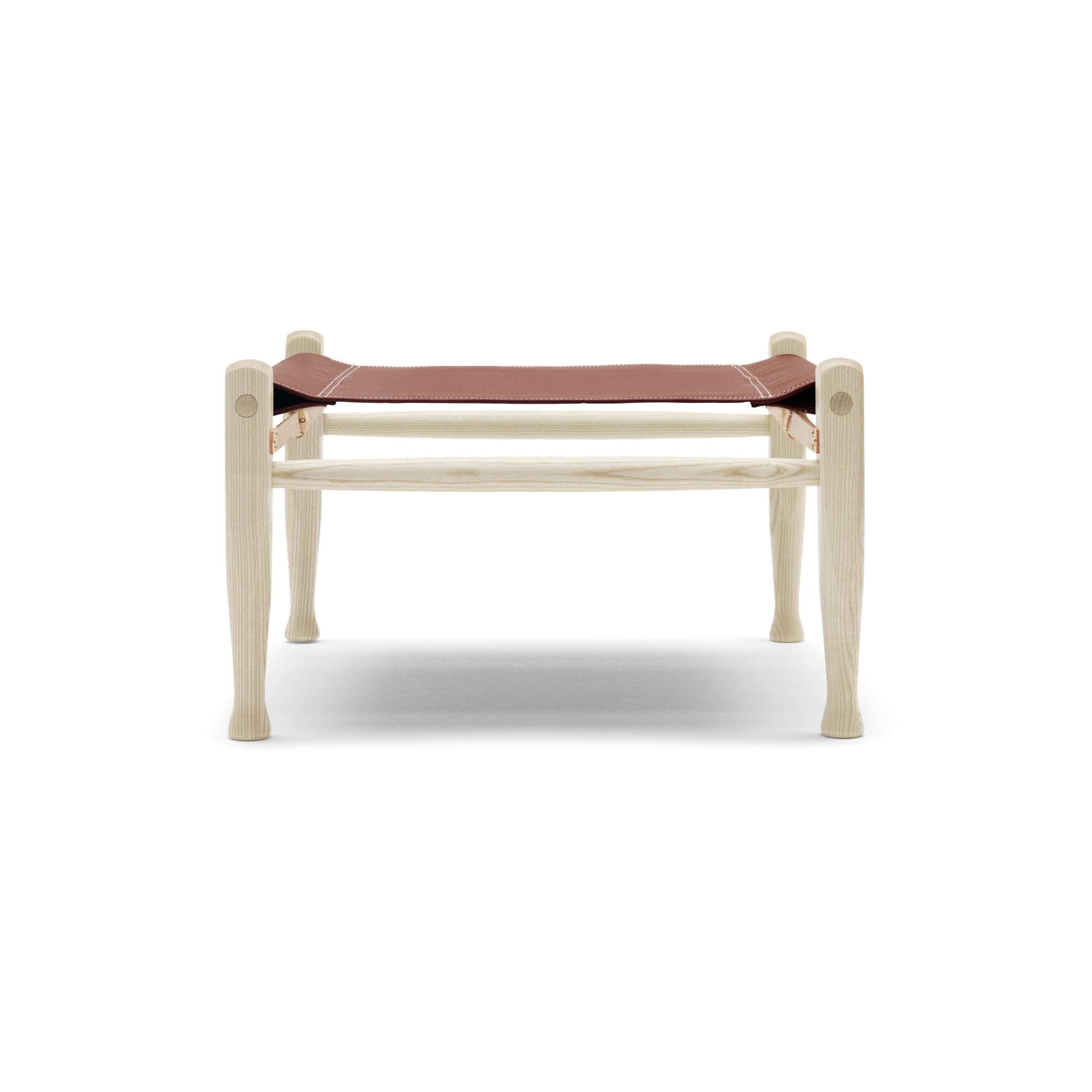 KK97170 Safari Footstool - Brown Leather