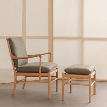 Danish Modern Lounge Chair & Stool
