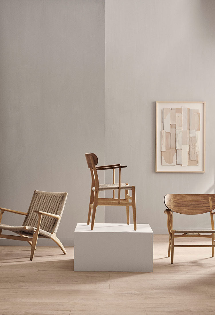 Hans J. Wegner wood chairs for Carl Hansen & Son | DSHOP