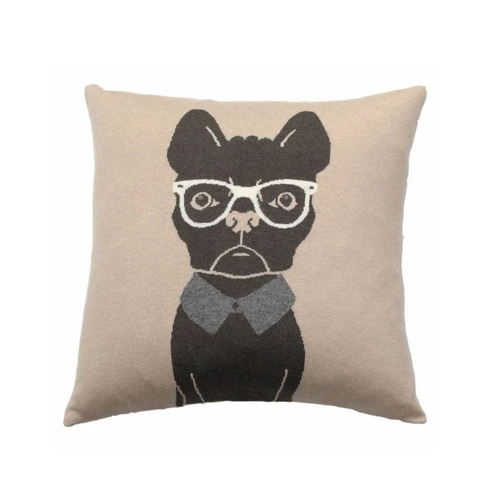 Cashmere Tan & Brown Dog Pillow