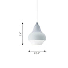Cirque Pendant Light - Small Dimensions
