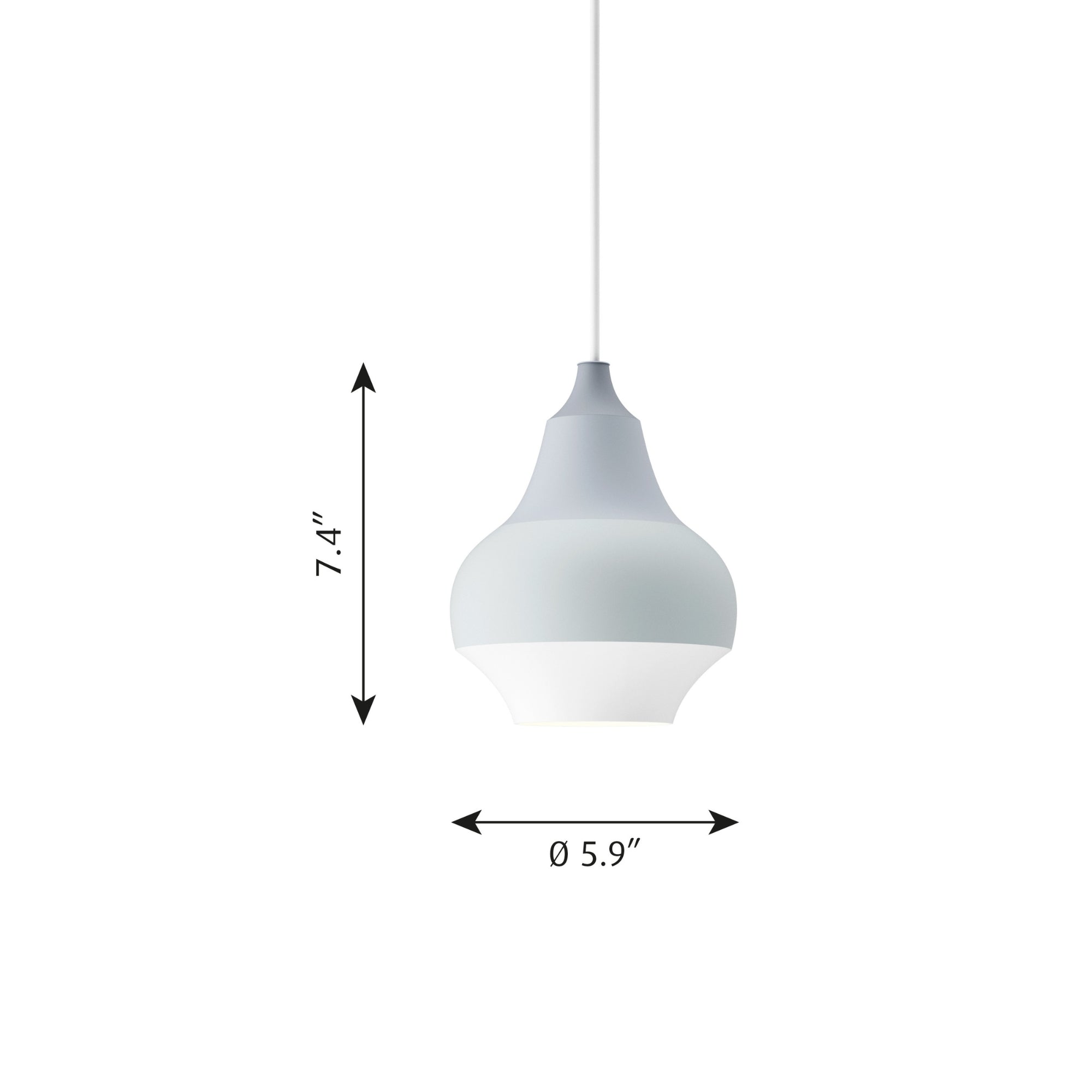 Cirque Pendant Light - Small Dimensions
