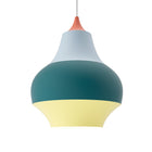 Cirque Pendant Light - Red Top/Large