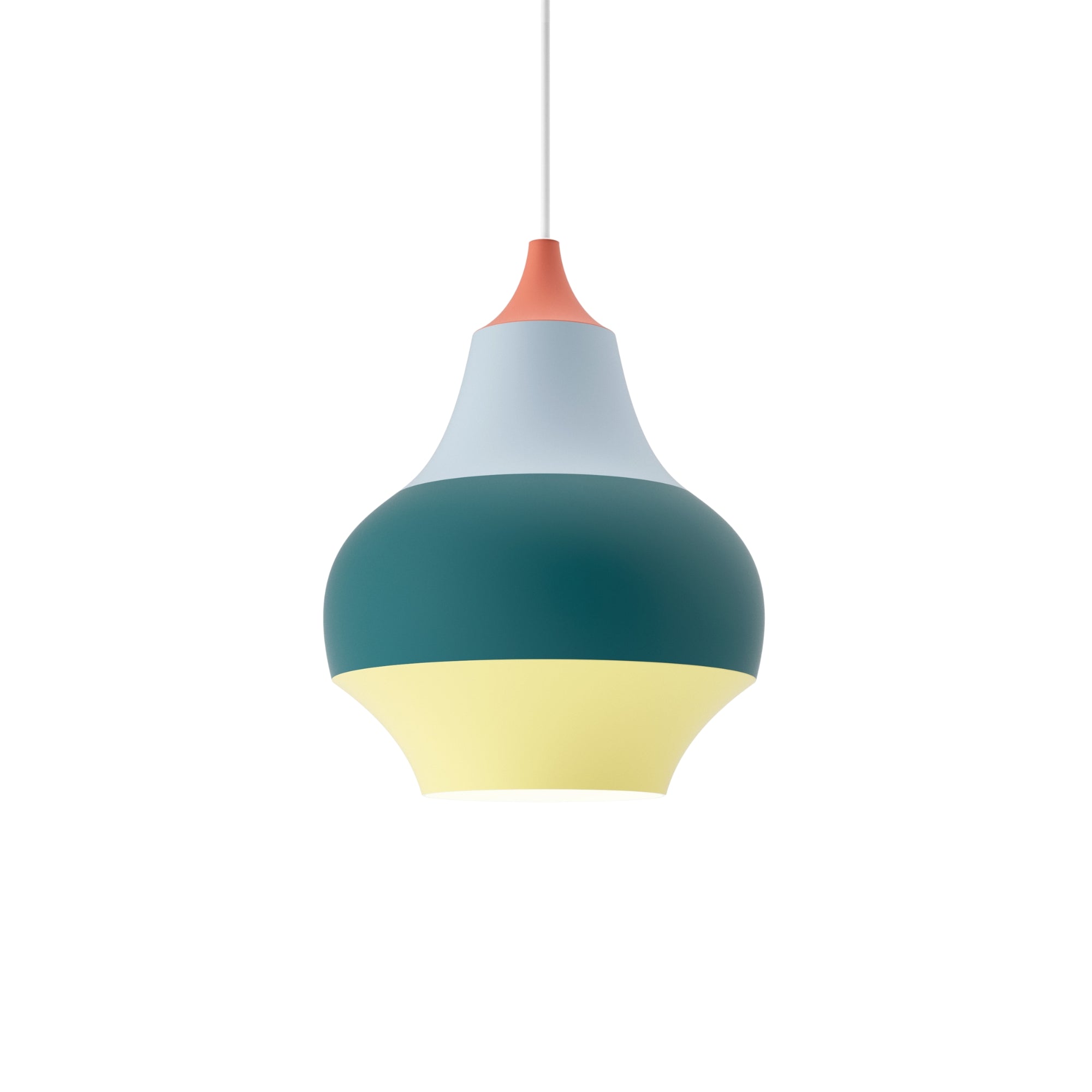 Cirque Pendant Light - Red Top/Medium