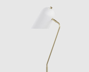 Modern White & Brass Table Lamp | DSHOP