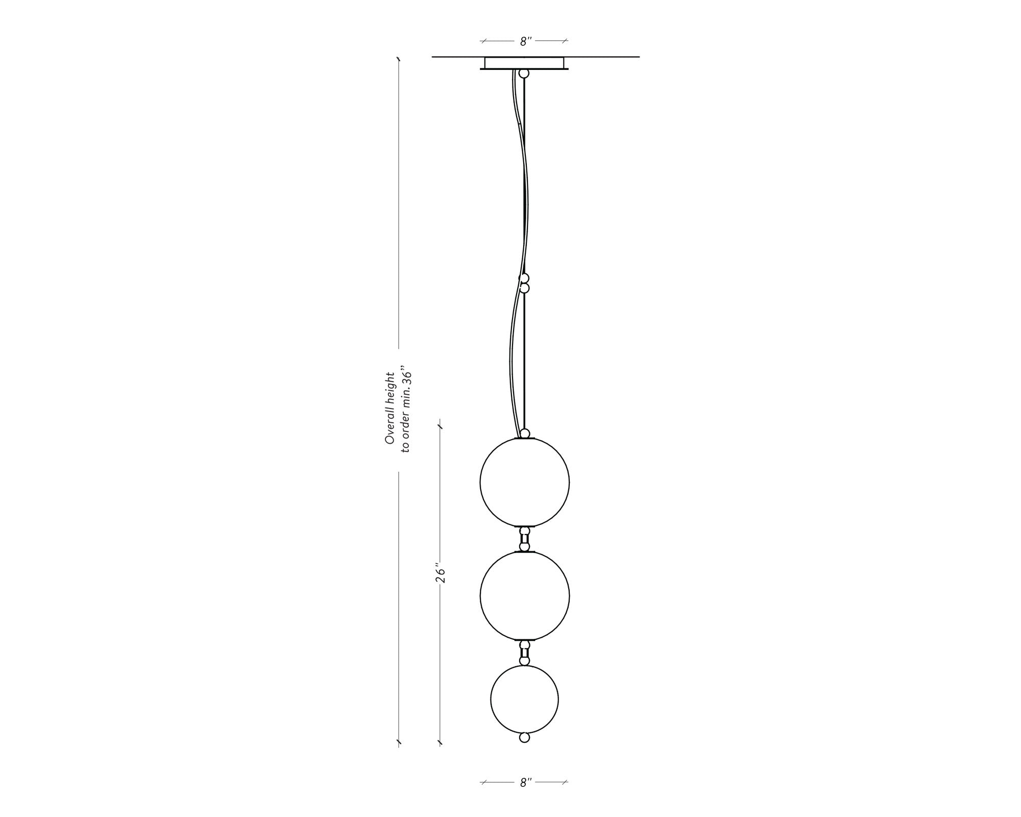 Coco XS 02 Pendant Light Specs | DSHOP