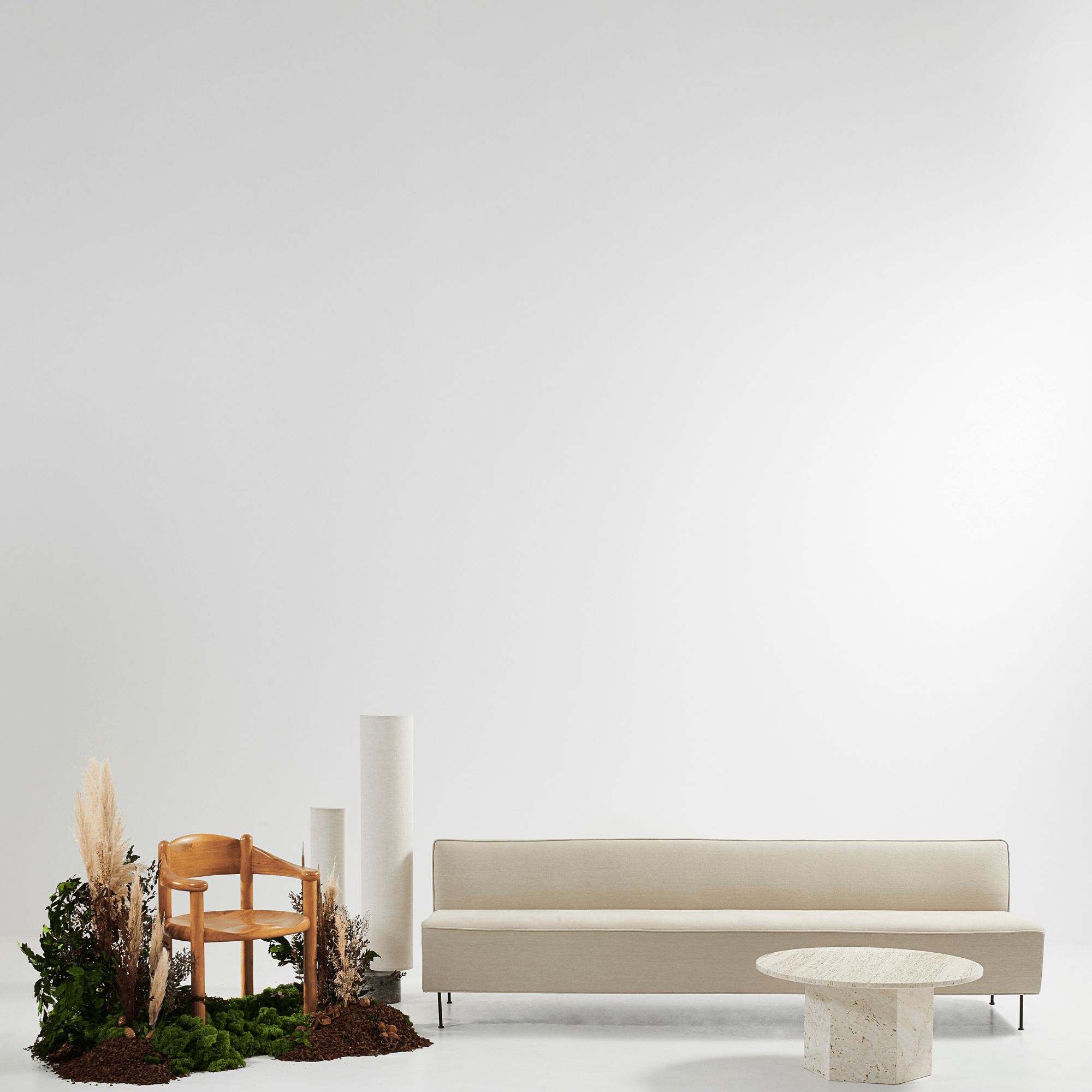 Daumiller Armchair, Golden Pine