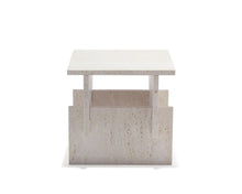 Travertine Side Table | DSHOP