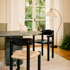 Daumiller Armchair, Brown/Black Pine