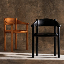 Daumiller Armchair, Brown/Black Pine