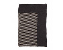 Duke Cotton Knit Throw - Anthracite Taupe | DSHOP