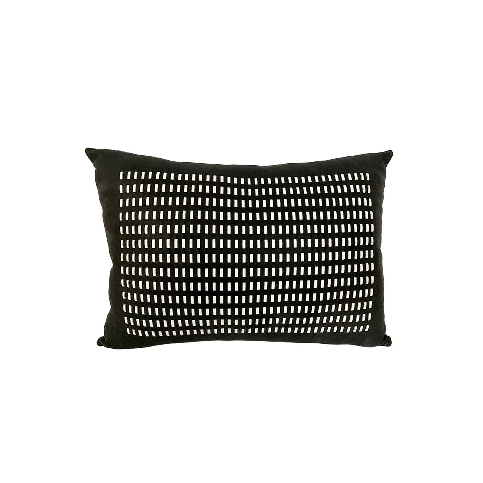 Black & White Leather Pillow | DSHOP