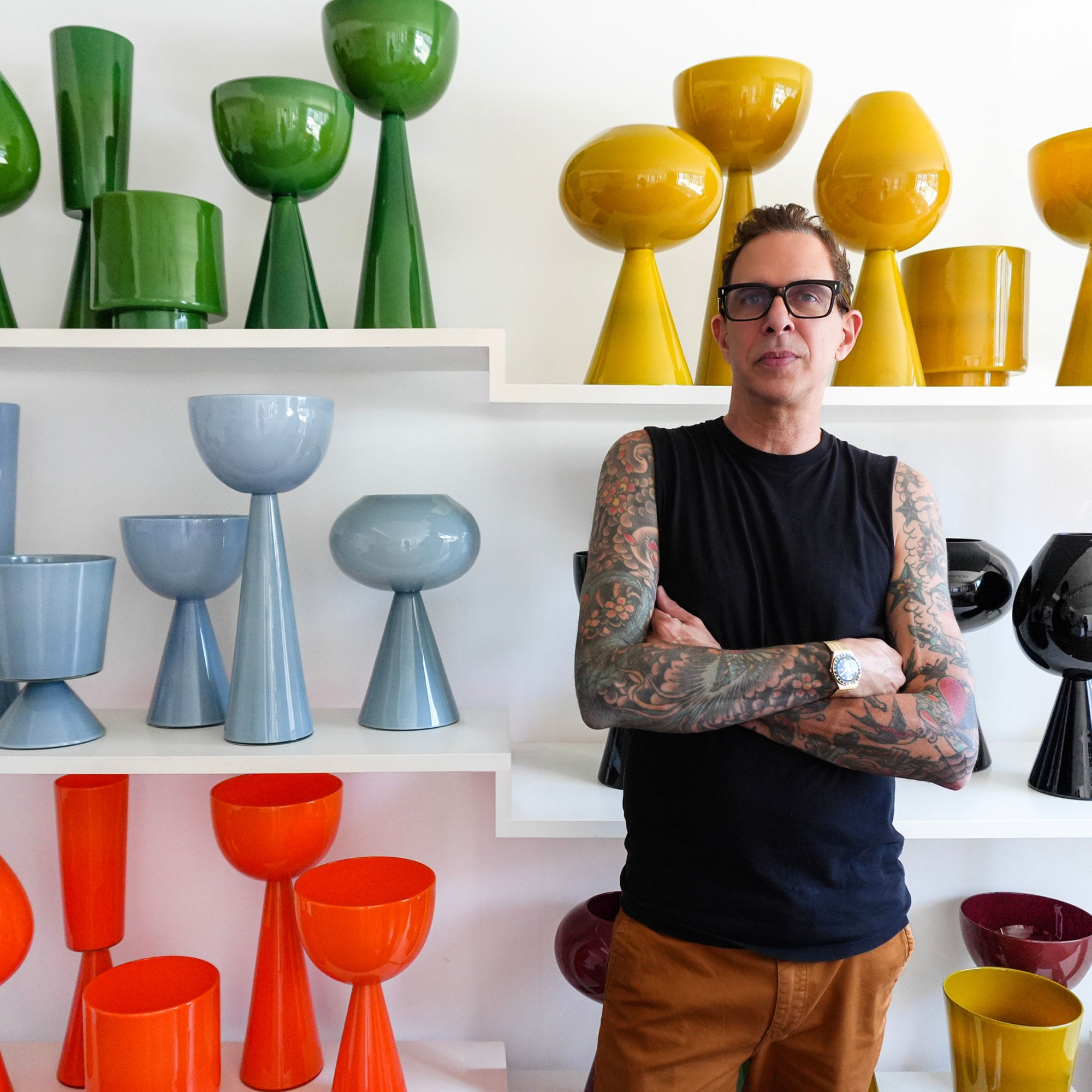 Fiorlli Glass Art Vessels | Cariati