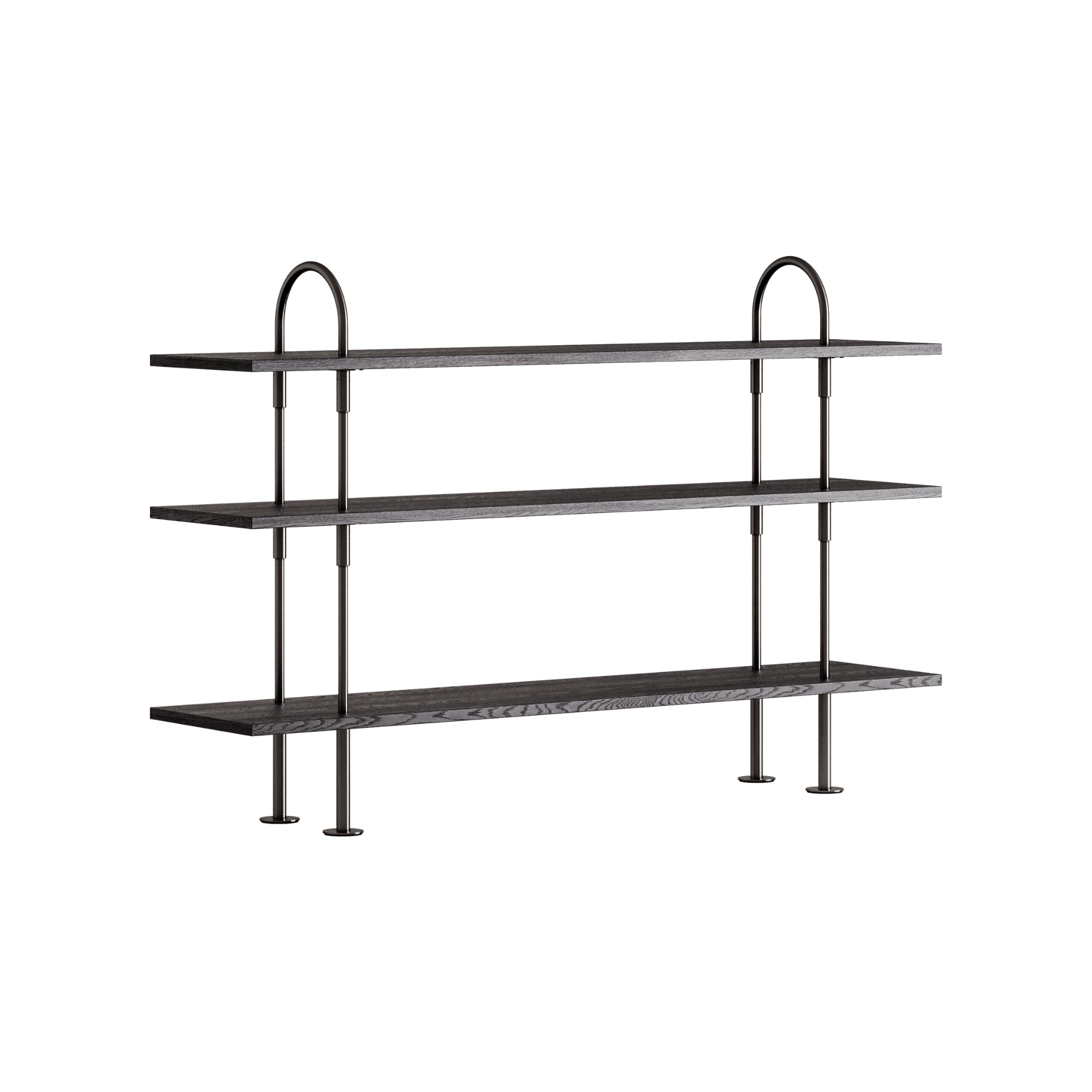 Modern Black Wood Bookshelf | DSHOP