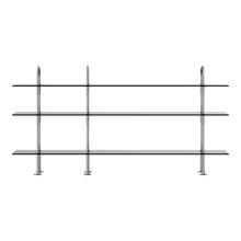 Smoke Glass & Stainless Steel Shelving System | DSHOP