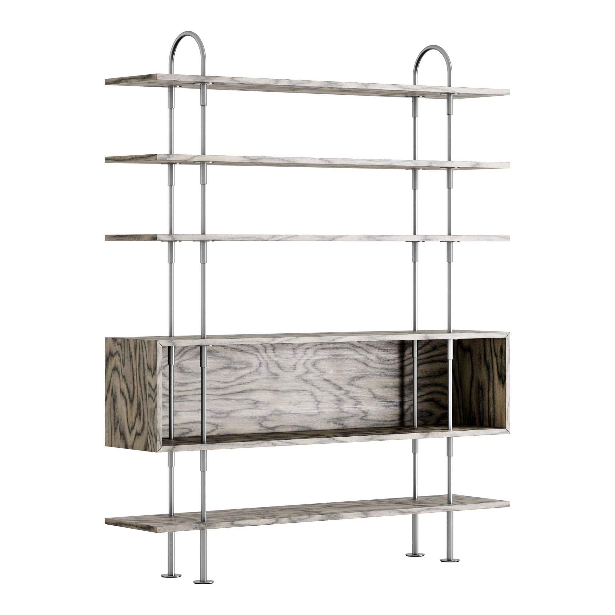 Keen Shelving System - 4 Shelves + Box