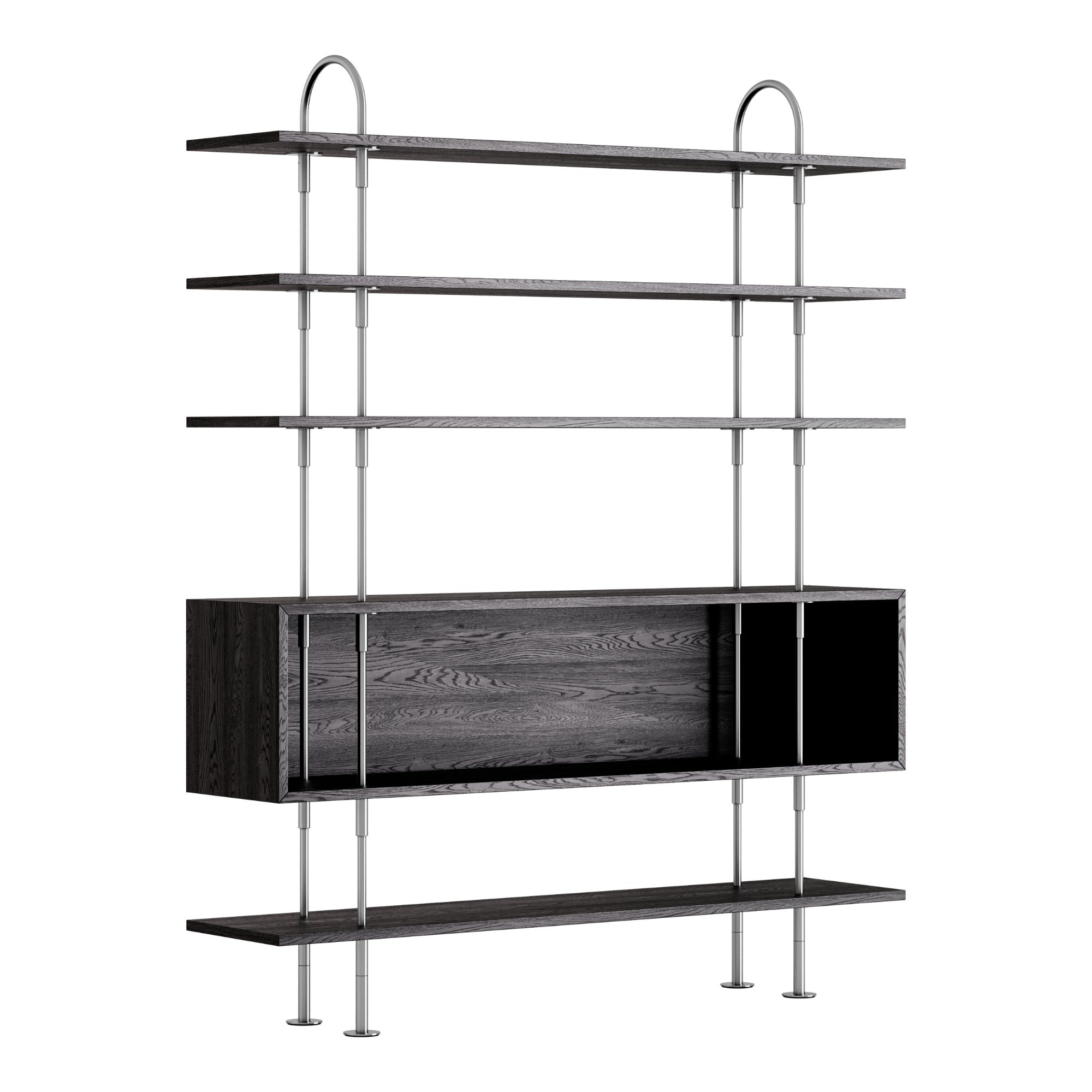 Keen Shelving System - 4 Shelves + Box | Gubi at DSHOP