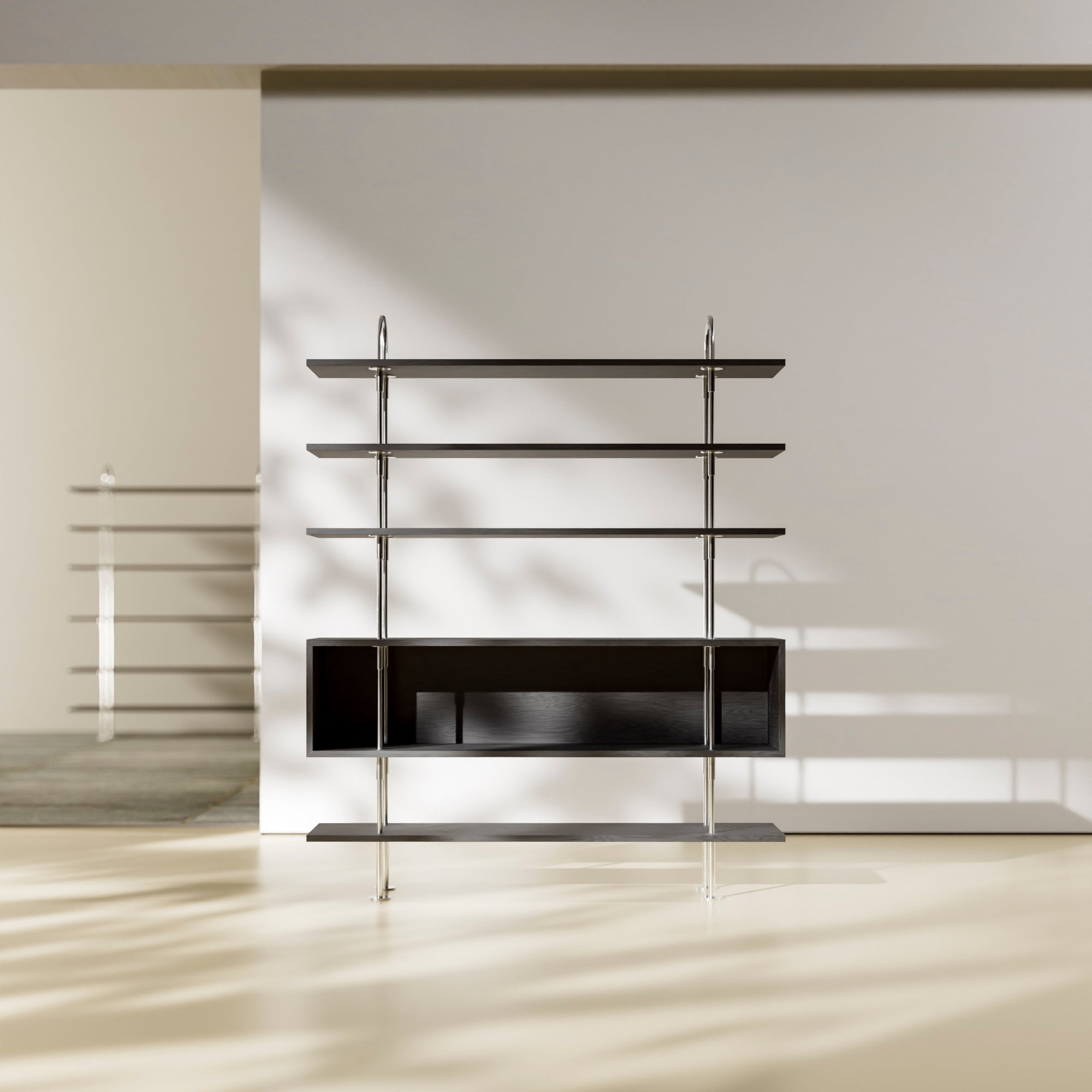 Keen Shelving System - 4 Shelves + Box