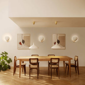 Brass & White Pendant Light | DSHOP